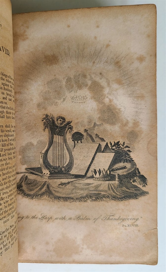 1815 BOOK of COMMON PRAYER & PSALTER in ENGLISH antique BALTIMORE Americana - 8