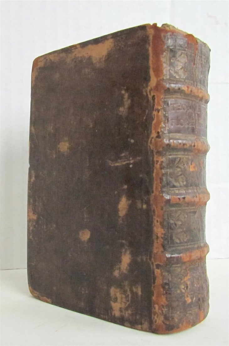 1565 BIBLE FLORES BIBLIA by PLANTIN antique 16th CENTURY - 2