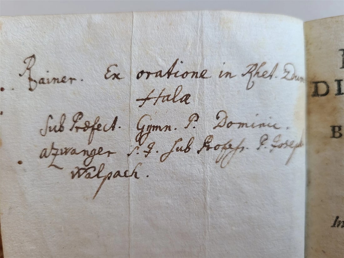 1735 MAGISTERIUM DIVINAE SAPIENTIAE by JOANNE BAPTISTA HOFFER antique - 3