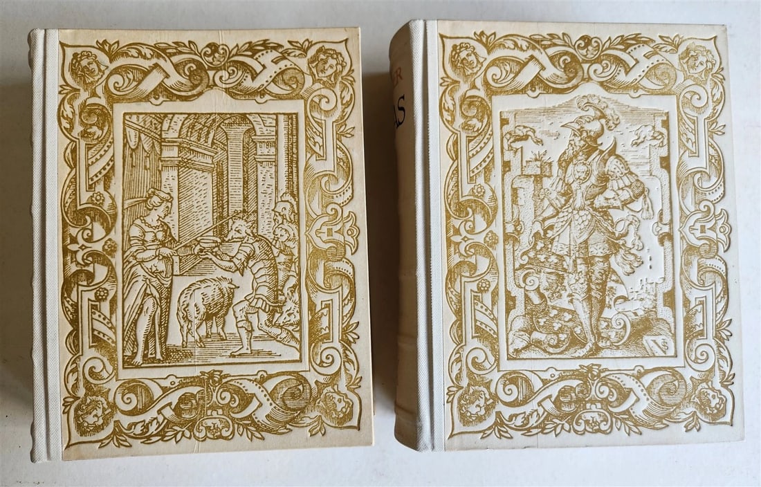 1930s HOMER ODYSSEY & ILIAD illustrated 2 VOLUMES antique LIMITED EDITION - 3