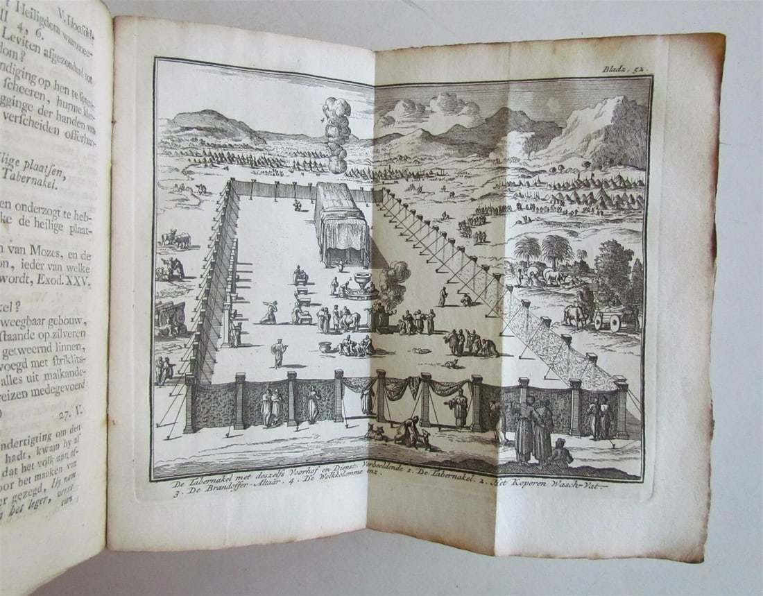 1746 ILLUSTRATED JEWISH SCRIPTUAL HISTORY antique 27 engravings - 3