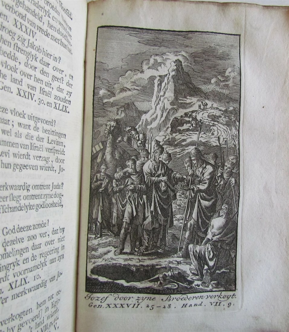 1746 ILLUSTRATED JEWISH SCRIPTUAL HISTORY antique 27 engravings - 5