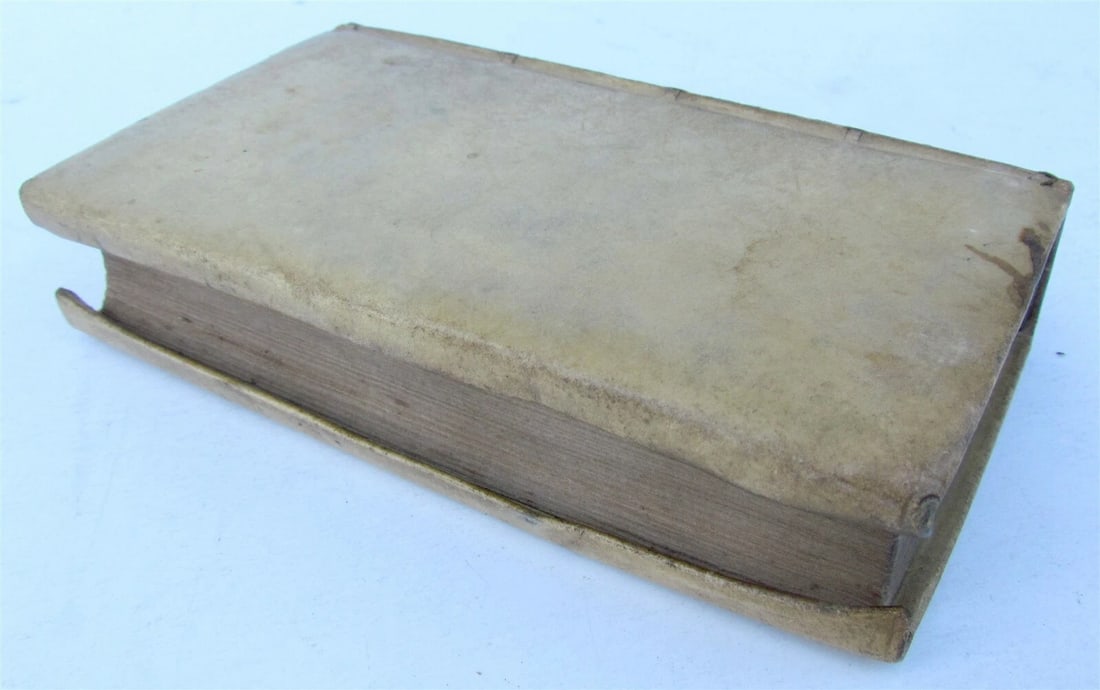 1652 THYSIUS antique VELLUM Historae Batavicae from JULIUS CAESAR till this time - 4