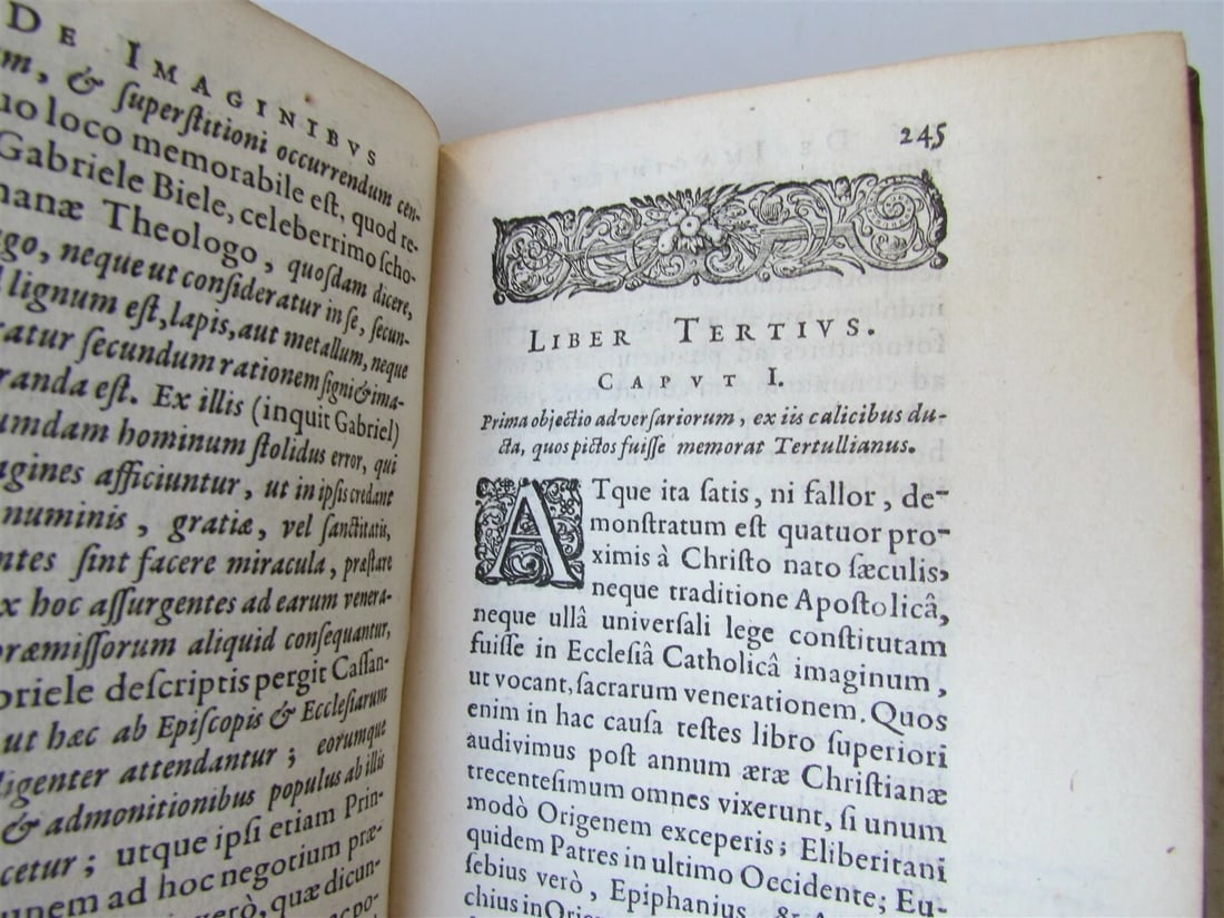 1642 Ioannis Dallaei De Imaginibus antique VELLUM BINDING ELZEVIR PUBLISHING - 5