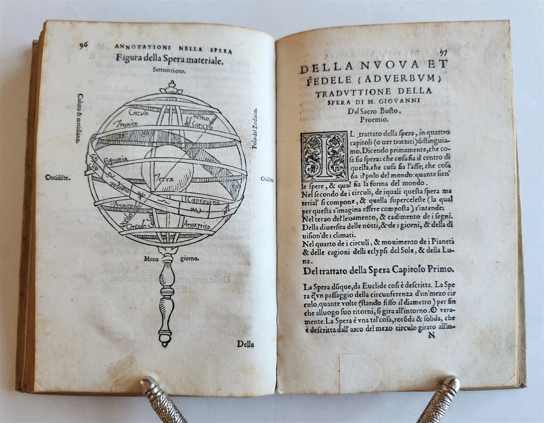 1550 ASTROLOGY Annotationi sopra la Lettione della Sphera del Sacrobosco ANTIQUE - 7