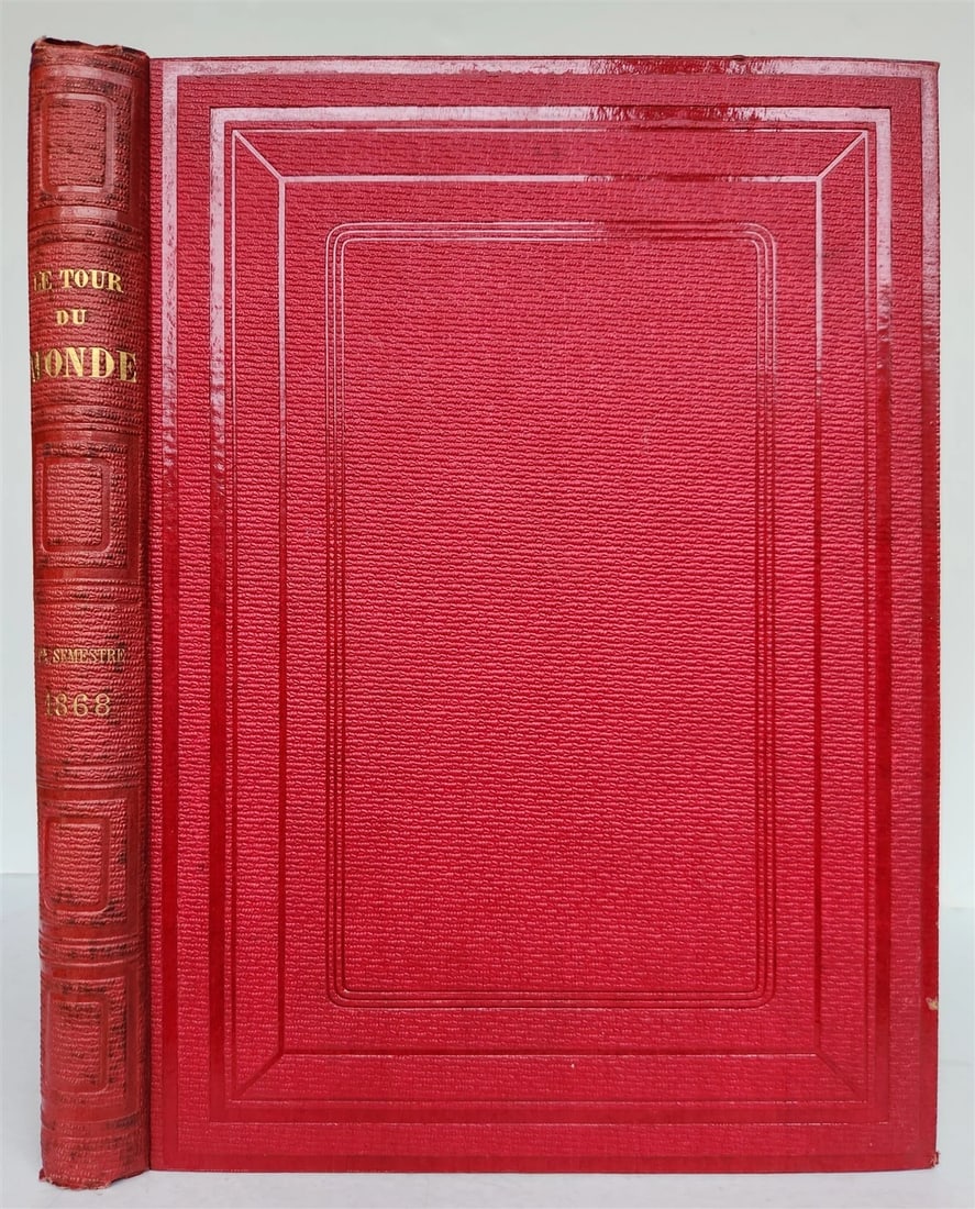 1868 HISTORY of VOYAGES ILLUSTRATED antique USA WILD WEST CAUCASUS ARCTIC SUDAN - 2