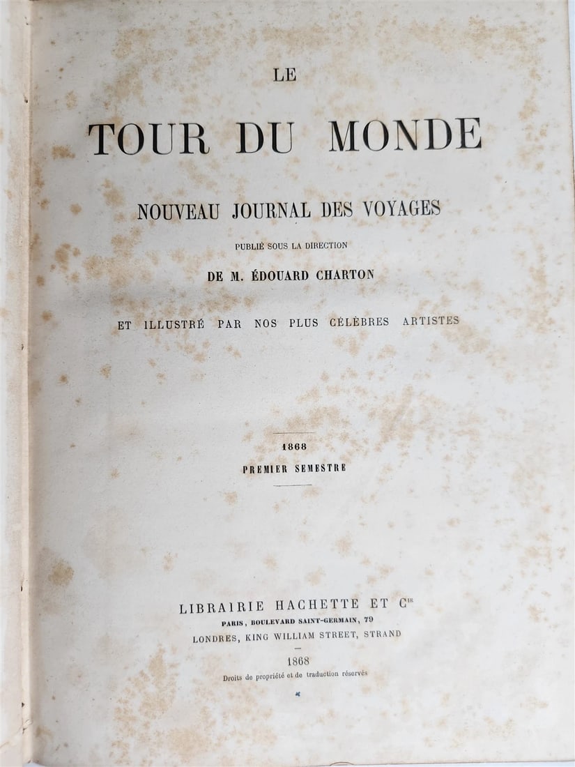 1868 HISTORY of VOYAGES ILLUSTRATED antique USA WILD WEST CAUCASUS ARCTIC SUDAN - 3