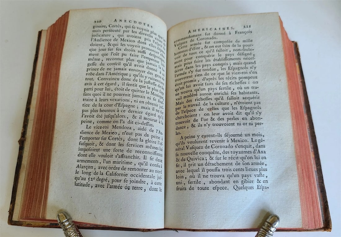 1776 ANECDOTES AMERICAINES antique FRENCH HISTORY of AMERICA - North & South - 4