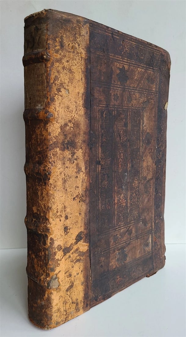 1542 BIBLE COMMENTARY by Dionysius Cartusianus antique FOLIO Commentariorum opus - 2
