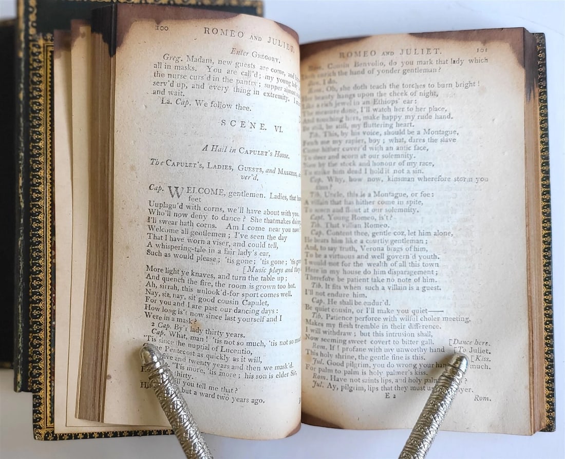 1798 DRAMATIC WORKS of DAVID GARRICK 3 VOLUMES antique - 4