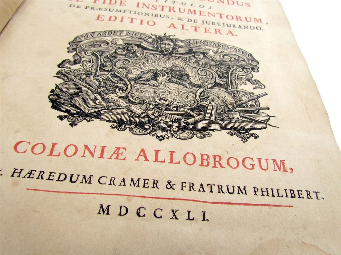 1741 VELLUM BOUND ANTIQUE FOLIO by N. Fermosini HISPANI EPISCOPI - PROBATIONIBUS - 4