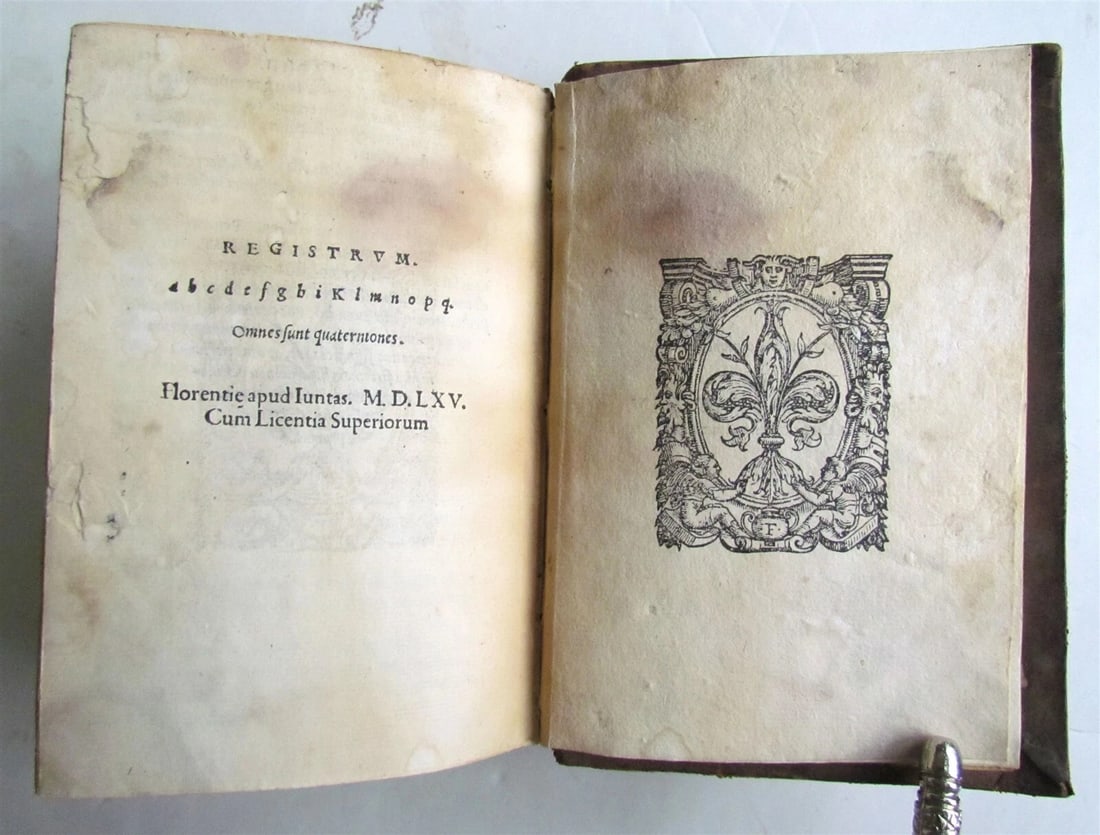 1565 TERENCE COMEDIES POETRY antique P. Terentius Afer 16th century - 3