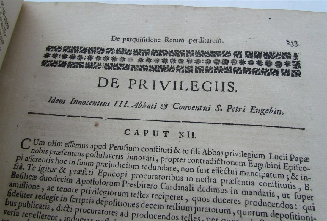 1759 VELLUM BOUND ANTIQUE FOLIO by PROSPERI FAGNANI - 5