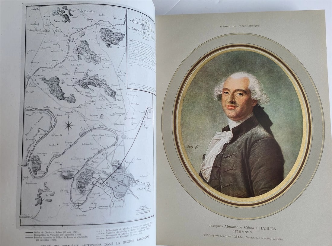 1942 HISTOIRE DE L'AERONAUTOQIE by DOLLFUS & BOUCHE ILLUSTRATED MASSIVE FOLIO - 4