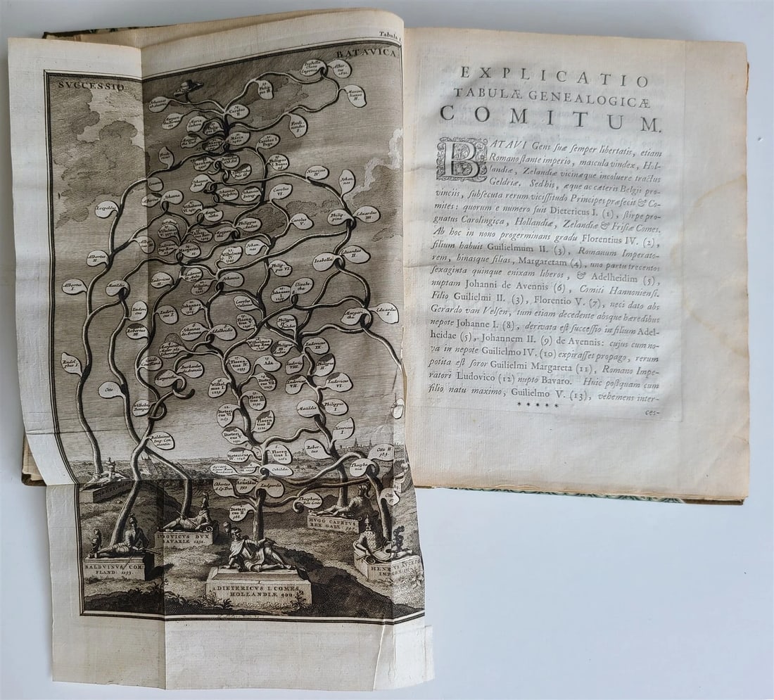 1744 NETHERLANDS Haarlem HISTORY antique FULLY ILLUSTRATED w/ 35 ENGRAVINGS - 3