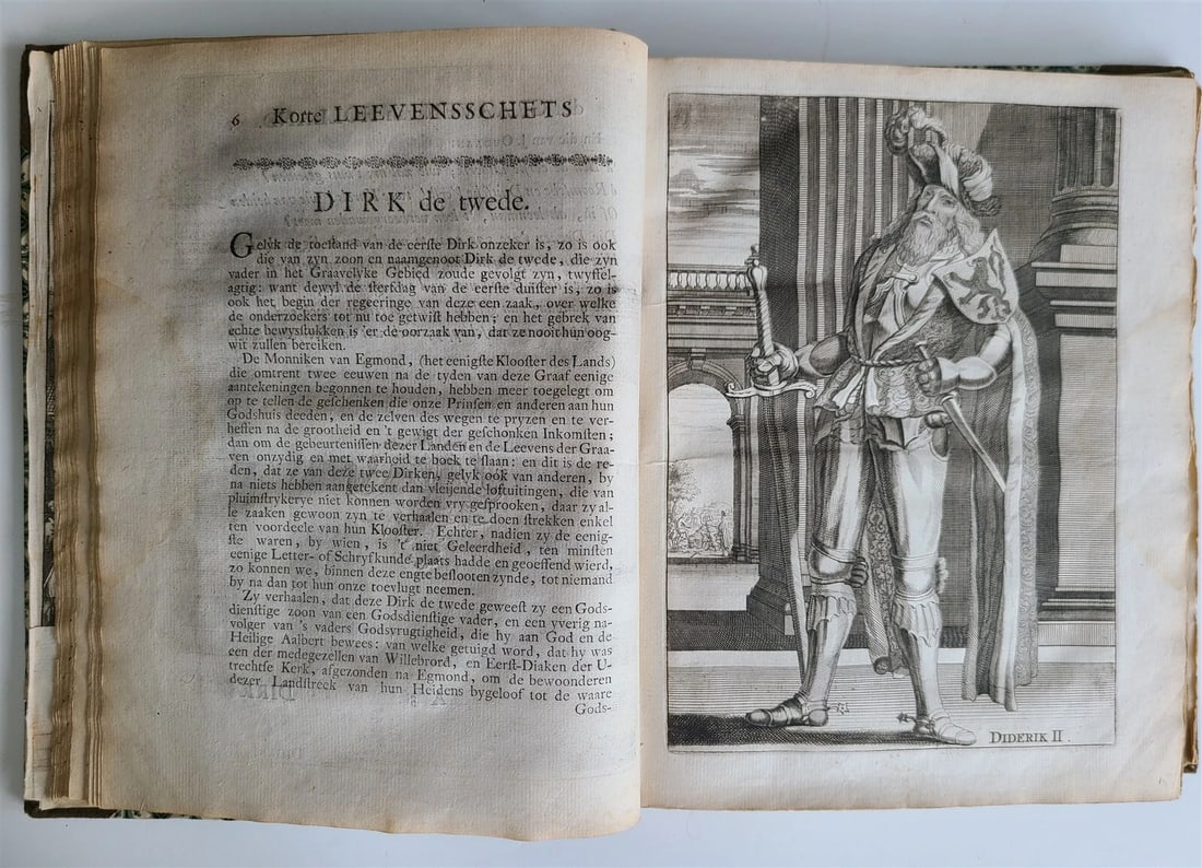 1744 NETHERLANDS Haarlem HISTORY antique FULLY ILLUSTRATED w/ 35 ENGRAVINGS - 5