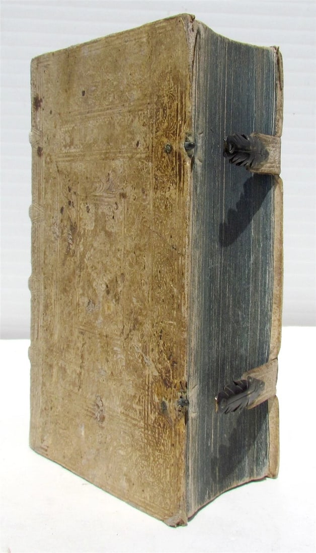 1738 COLUMNA et FIRMAMENTUM VERITATIS antique PIGSKIN BOUND in LATIN - 4