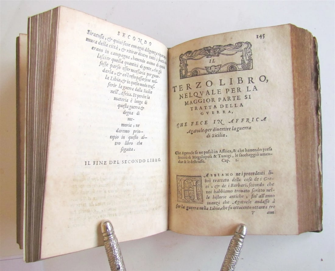 1570 ALEXANDER THE GREAT antique Historia de'Successori di Alessandro Magno - 7