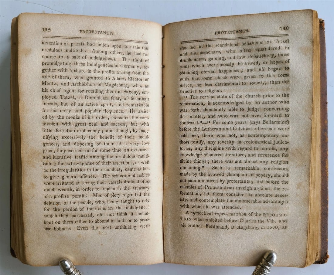 1807 SKETCH of DENOMINATIONS of CHRISTIAN WORLD by JOHN EVANS antique AMERICANA - 5