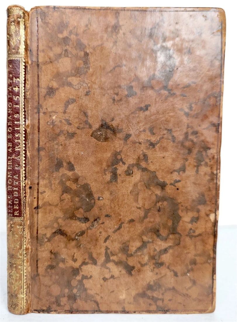 1543 HOMER ILIAD antique 16th CENTURY VERY RARE EDITION transl by Helius Eobanus - 2