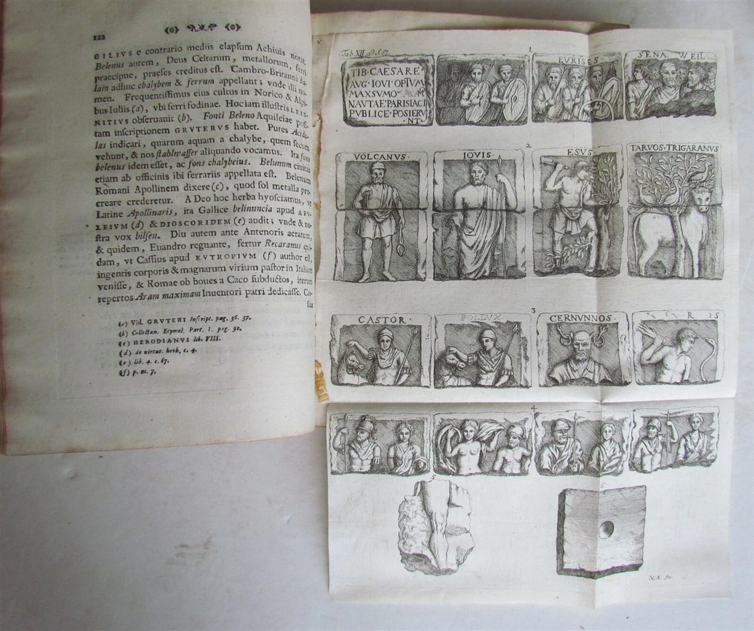 1750 GERMAN HISTORY ILLUSTRATED antique De origine Germanorum eorumque vetustis - 7