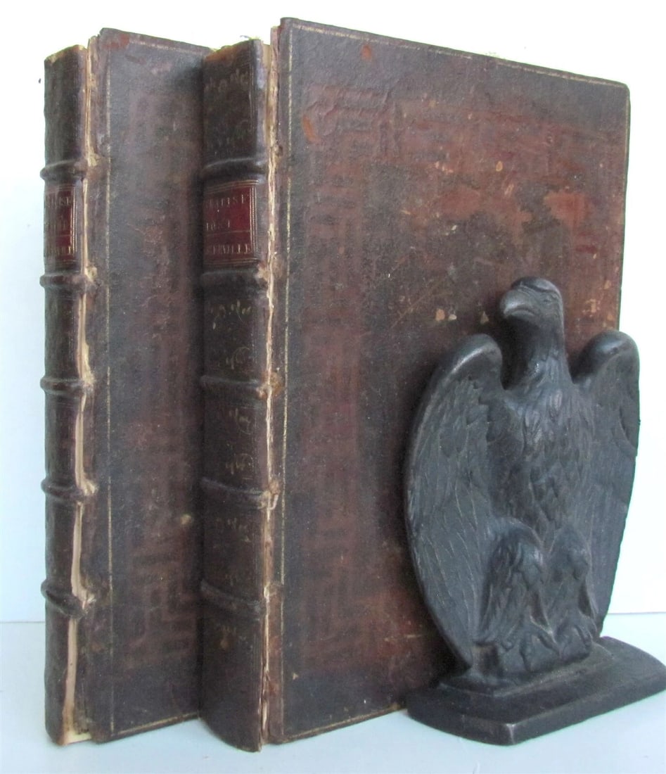 1759 JOHN MILTON 2 VOL. Paradise Lost & Paradise Regain'd Baskerville ANTIQUE - 2