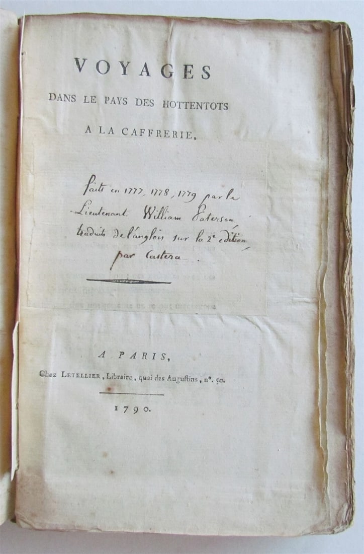 1790 AFRICA TRAVELS Voyages dans le pays des Hottentots ILLUSTRATED antique RARE - 2