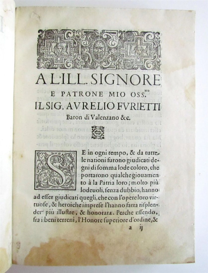 1588 Delle lettere familiari del sig. TORQUATO TASSO antique vellum 16th century - 3