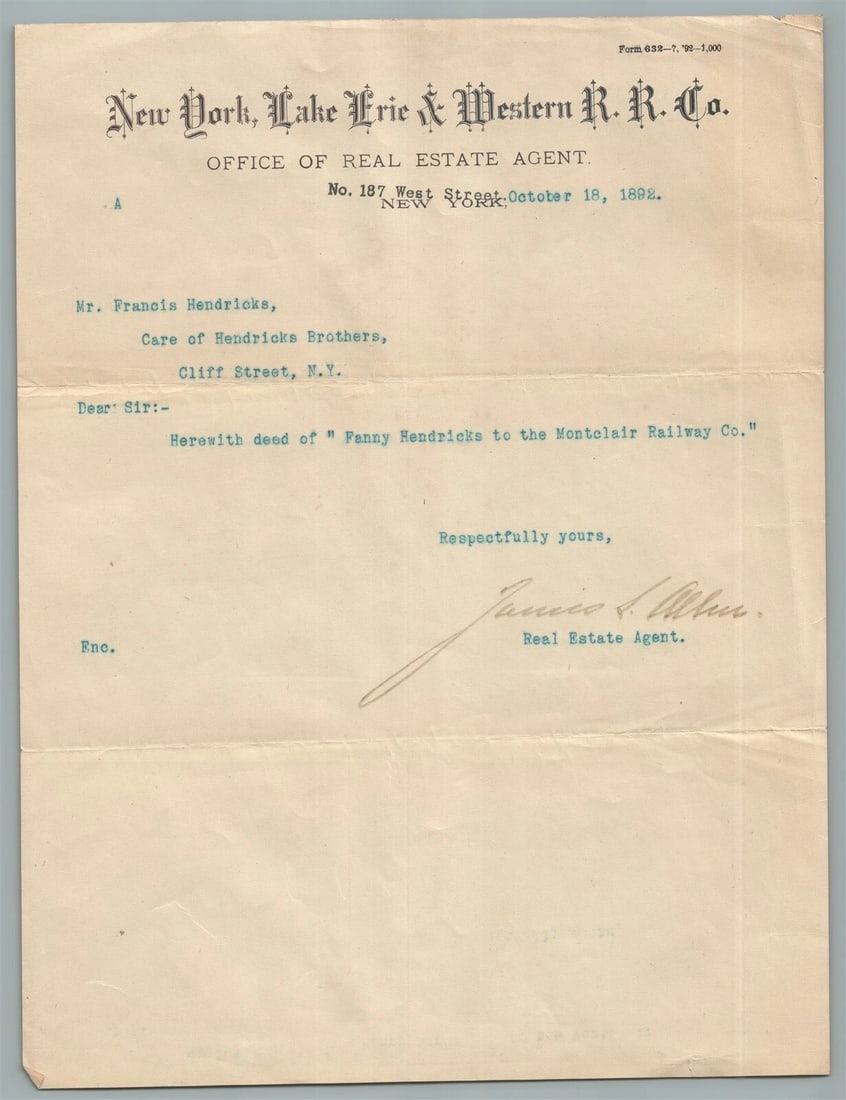 HENDRICKS BROS. MEMORABILIA LOT American Judaica ANTIQUE - 2