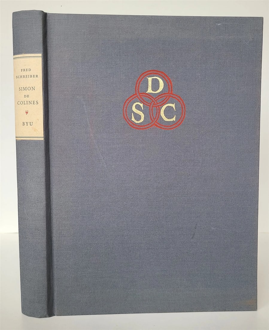 SIMON DE COLINES CATALOG of 230 EXAMPLES of HIS PRESS illustrated FRENCH - 2