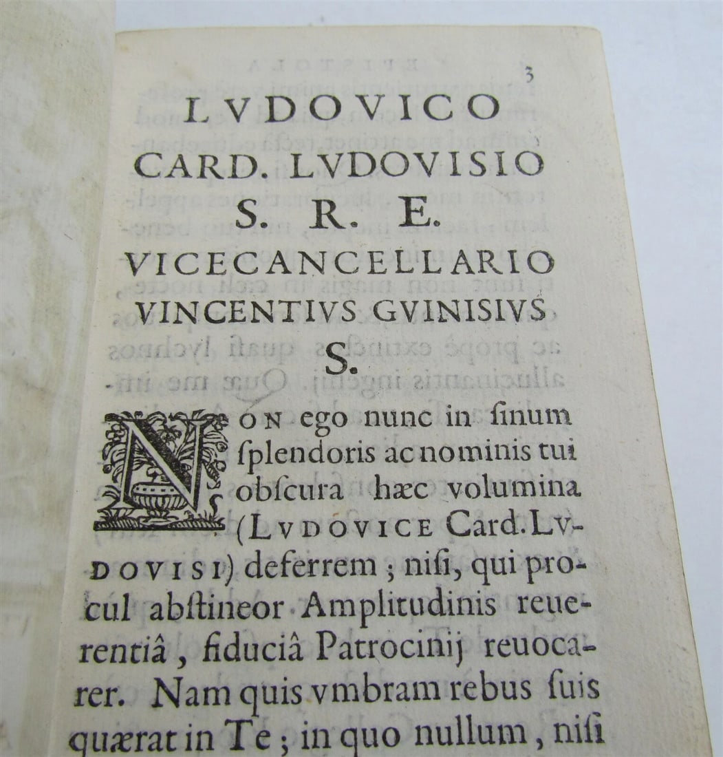 1638 PLANTIN PRESS Vicenzo GUINIGGI Allocutiones gymnasticae antique VELLUM - 4