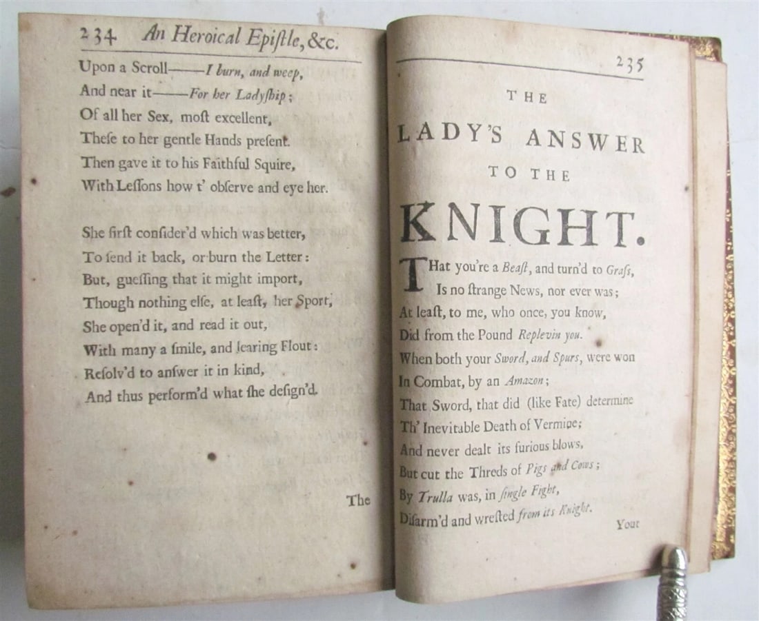 1694 HUDIBRAS Written in the time of Late Wars by SAMUEL BUTLER antique ENGLISH - 7