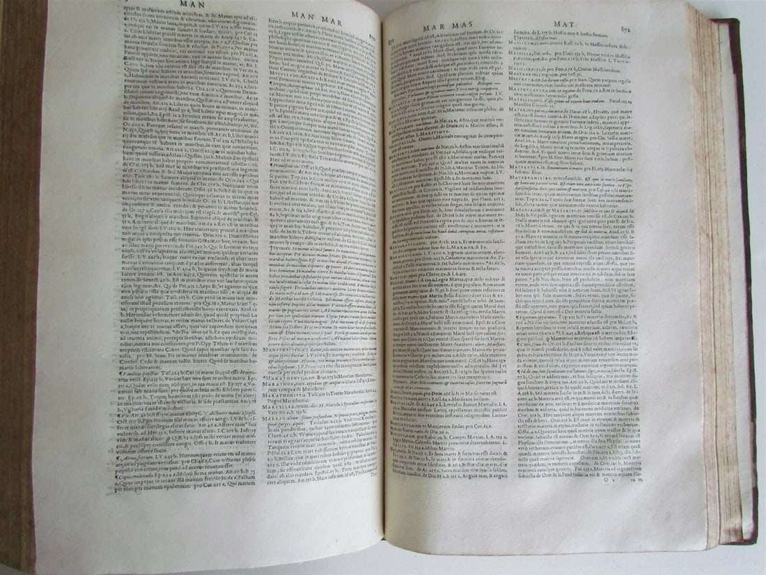 1588 CICERO NIZOLIUS SIVE THESAURUS CICERONIANUS antique FOLIO 16th CENTURY - 7