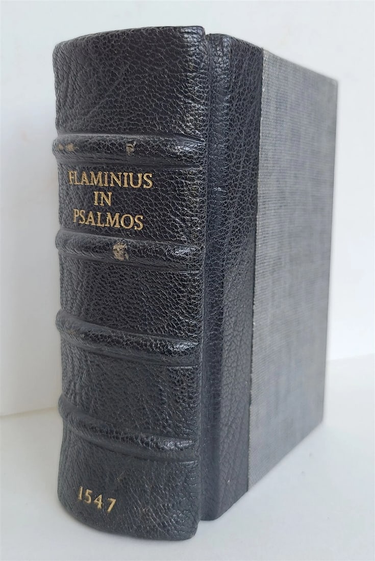 1547 M.ANTONII FLAMINII BOOK of PSALMS COMMENTARY ANTIQUE Marcus A. Flaminius - 2