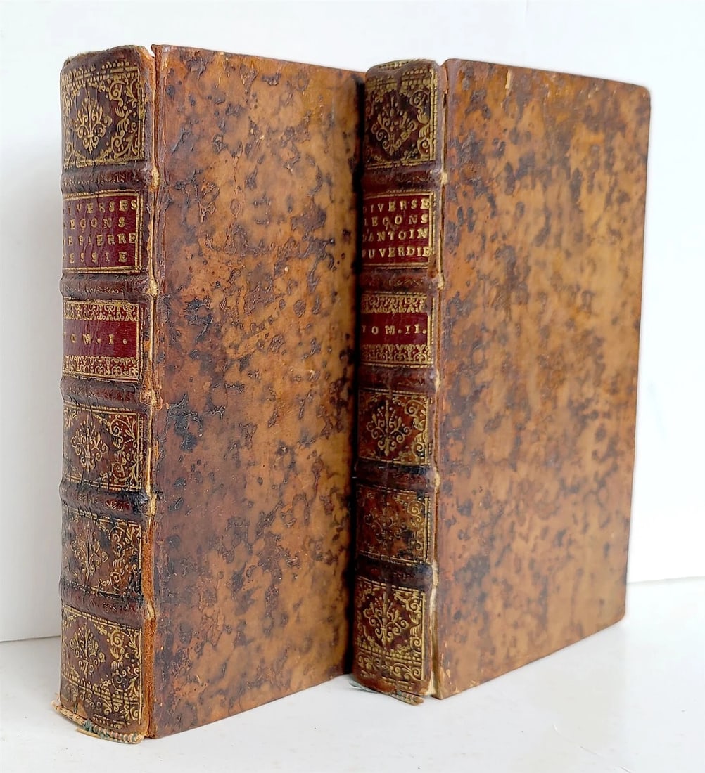 1580 LESSONS of PIERRE MESSIE 2 volumes antique 16th CENTURY in LATIN - 2