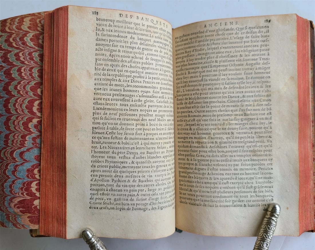 1580 LESSONS of PIERRE MESSIE 2 volumes antique 16th CENTURY in LATIN - 4