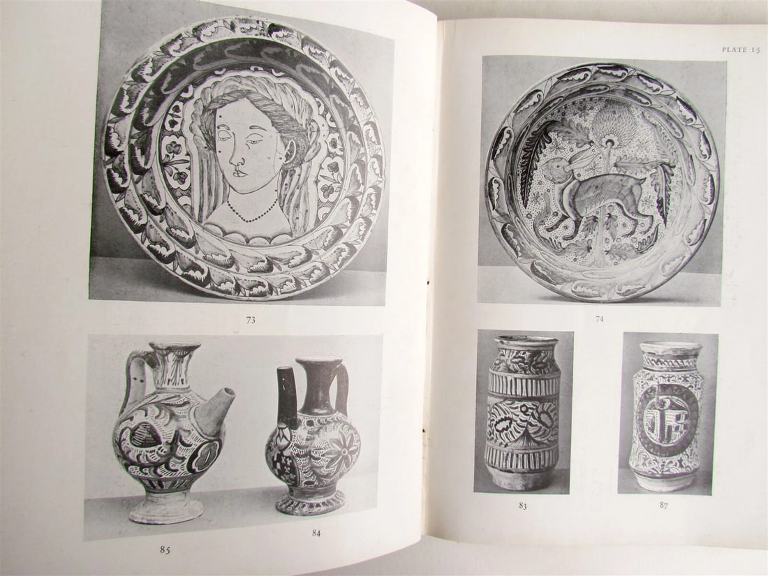1940 CATALOG of ITALIAN MAJOLICA by RICHARD RACKHAM Vol. II PLATES illustrated - 6