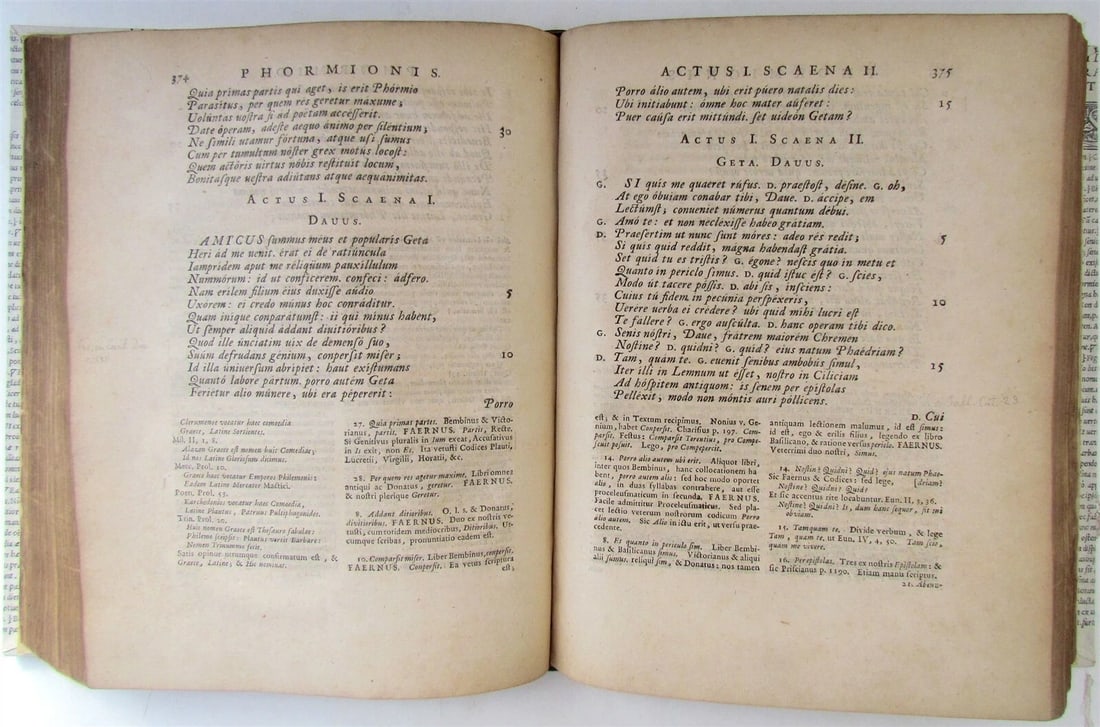 BENTLEY'S TERENCE 1727 antique TERENTIUS AFER PUBLIUS COMOEDIAE Classic Comedies - 5