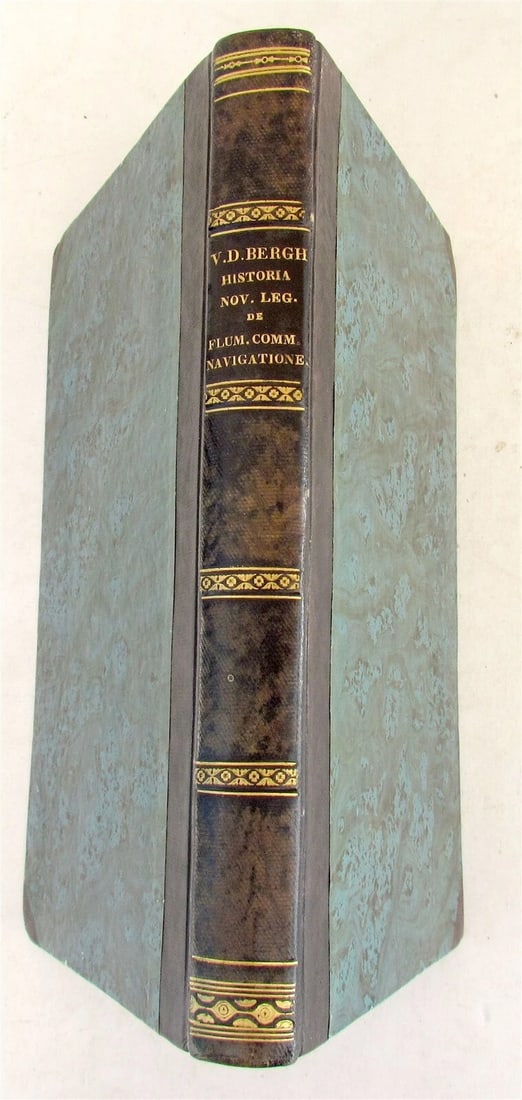 1835 HISTORY of RIVER NAVIGATION LAWS antique by I.L. Cremer van den Bergh - 2