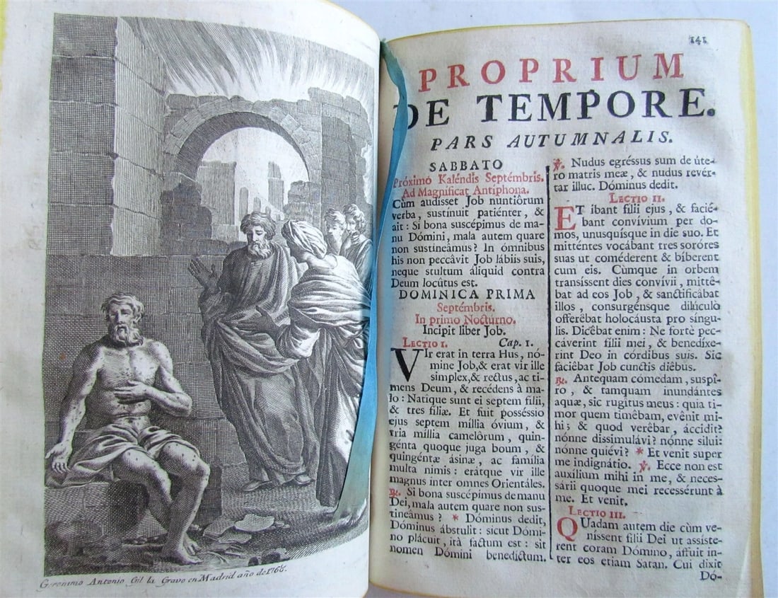 1788 BREVARIUM ROMANUM antique printed in MADRID - 5
