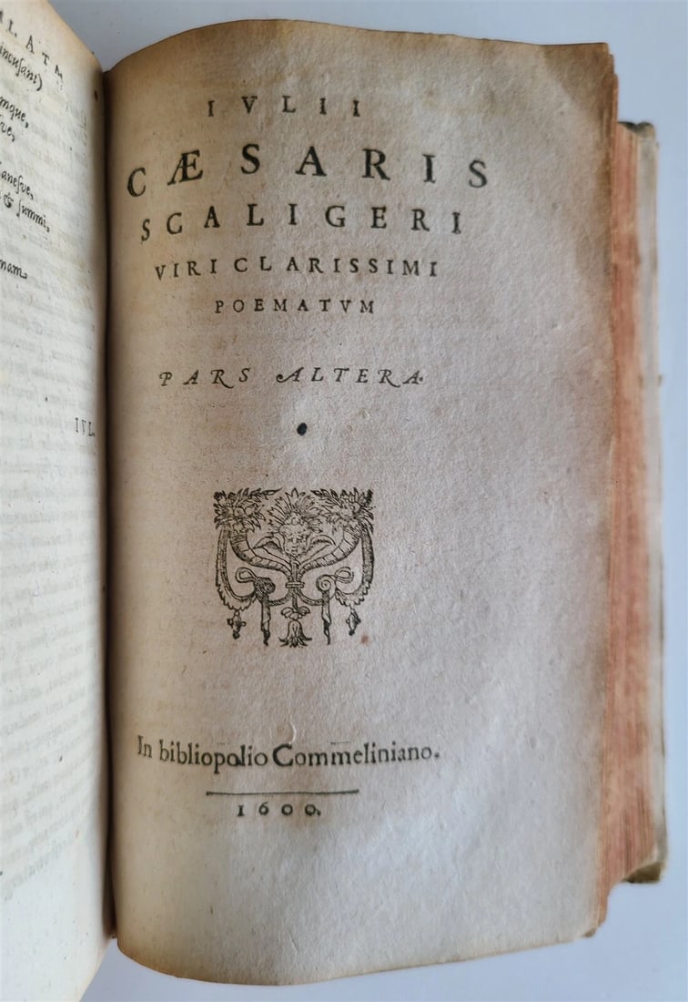 1600 POEMATA by Julius Caesar SCALIGER 16th CENTURY POETRY antique - 6