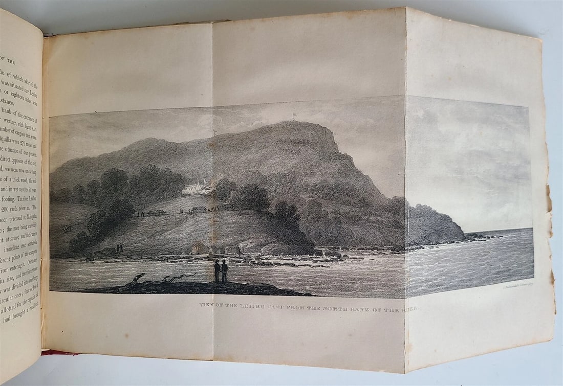 1836 WRECK OF SHIP CHALLENGER ON COAST of SOUTH AMERICA in 1835 antique - 4
