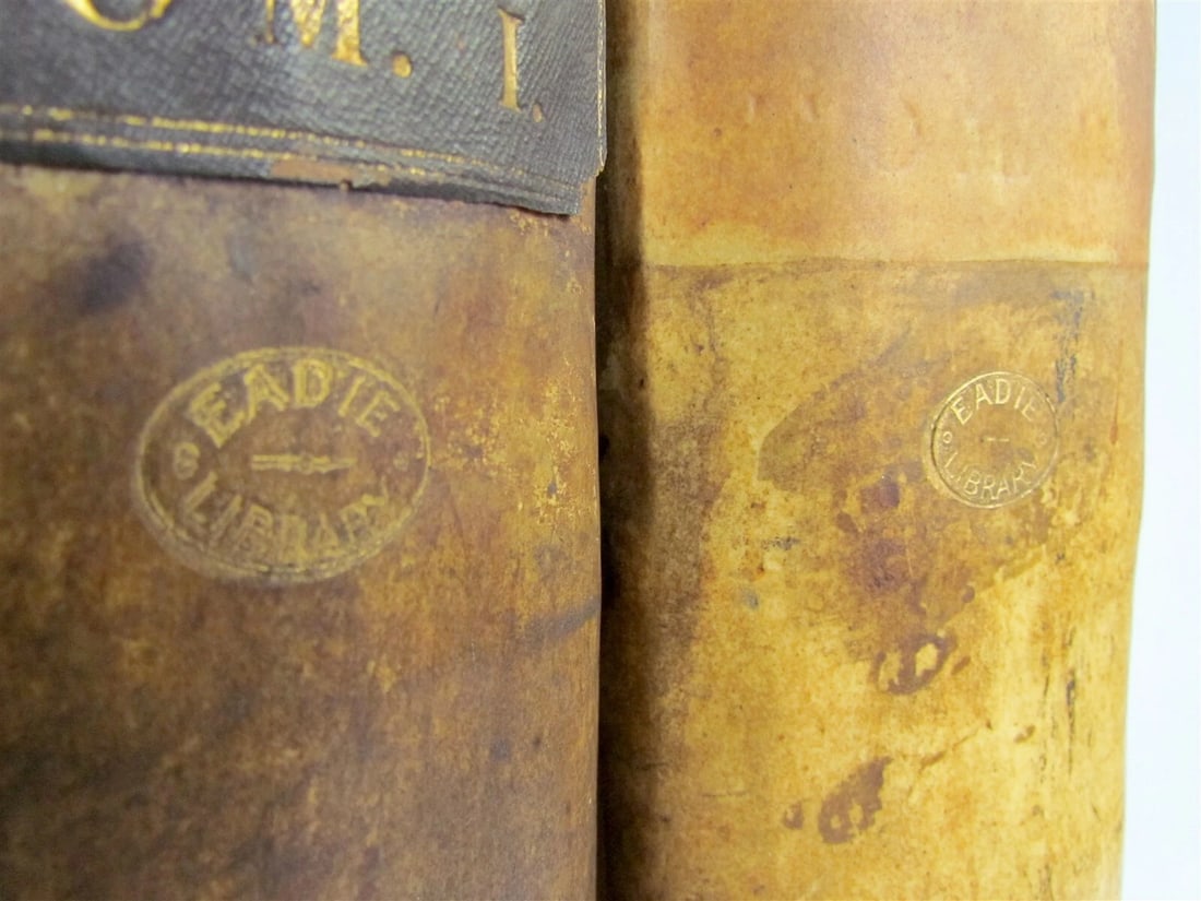 1724 2 VOLUMES Commentary on Isaiah by C.Vitringa antique FOLIOS VELLUM w/ MAP - 2