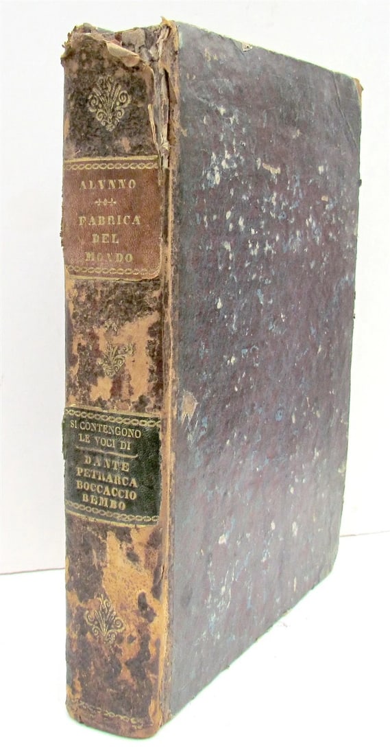 1575 Francesco ALUNNO POETRY antique 16th century Della fabrica del mondo - 2