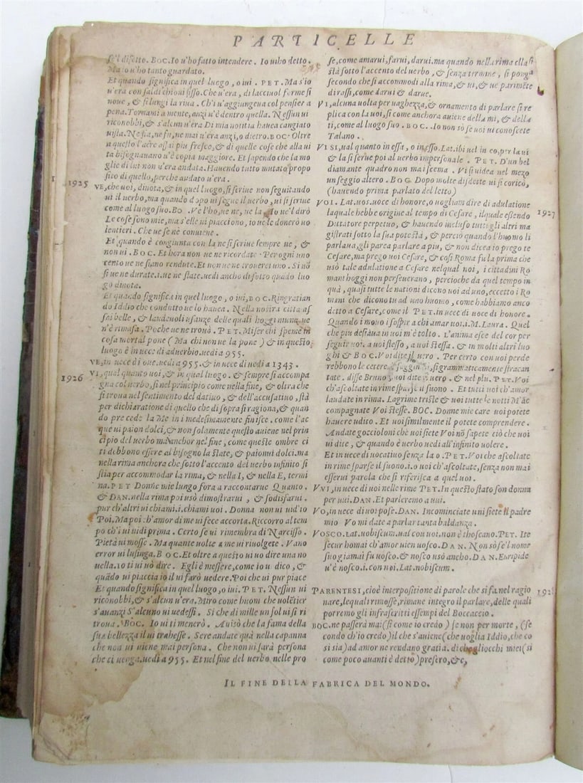 1575 Francesco ALUNNO POETRY antique 16th century Della fabrica del mondo - 7