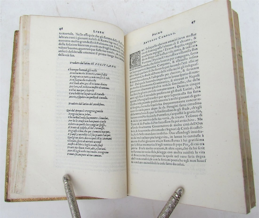 1552 Inscriptions placed under the True Images of the Famous Men antique book - 6