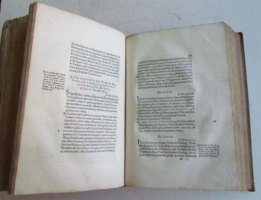 1552 MILAN HISTORY antique VELLUM BOUND FOLIO 16th CENTURY Statuti di Milano - 4