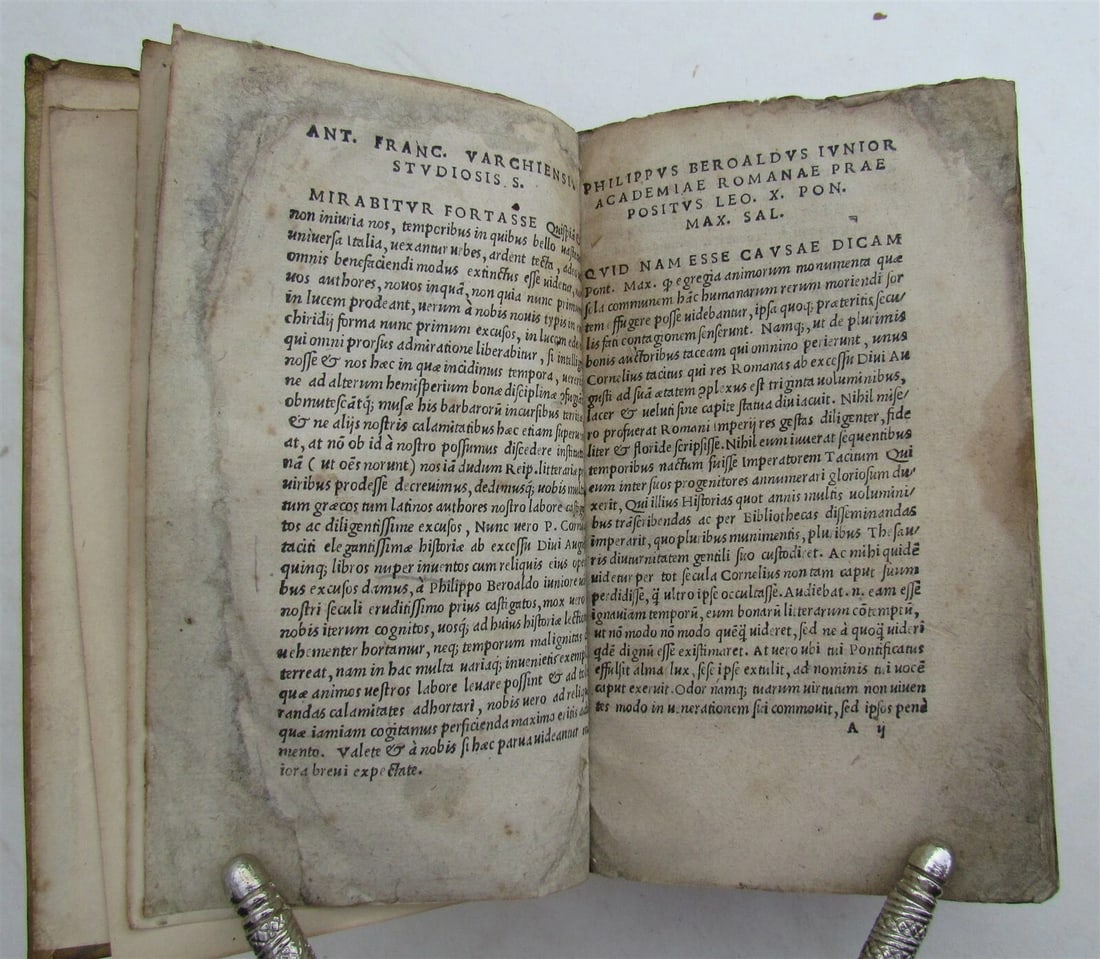 1527 TACITUS ab exccessu divi Augusti historiarum ANTIQUE 16th CENTURY vellum - 3
