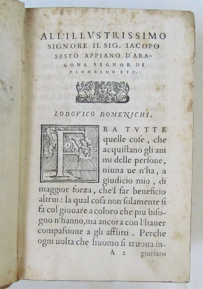 1557 MILITARY LEADERS BIOGRAPHIES antique by PAOLO GIOVIO VELLUM BOUND RARE - 3