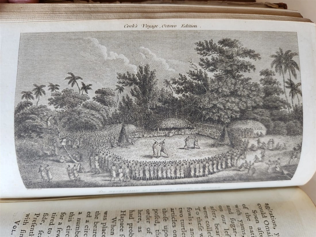 1784 VOYAGE of CAPTAIN COOK 4 vols ILLUSTRATED w/ 49 PLATES antique ENGLISH - 5